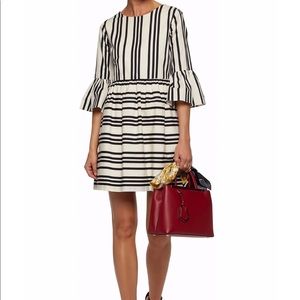Alice and Olivia Striped Poplin Dress Mini